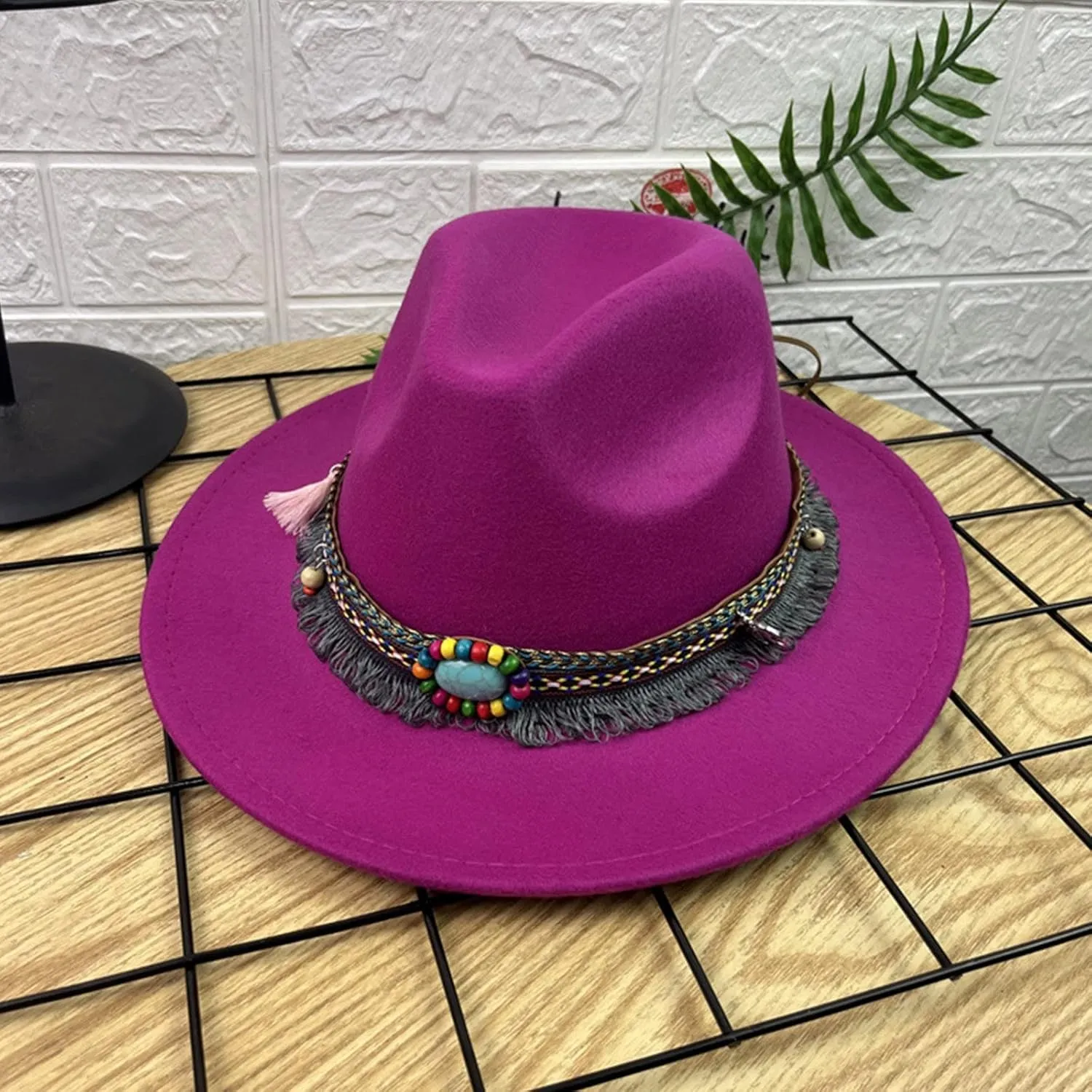 1920S Men Fedora Hat Cap for Men Panama Hat Jazz Cap for 1920S Mens Classic Costume Accessories
