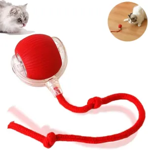2025 New Interactive Cat Toys Balls,Automatic Moving Cat Balls, Cat Toys for Bored Indoor CatsRed
