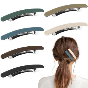 6 Pcs Hair Clips Hair Barrettes for Women, Matte Barrettes for Thin Fine Hair Flat Hair Clip Hair Accessories