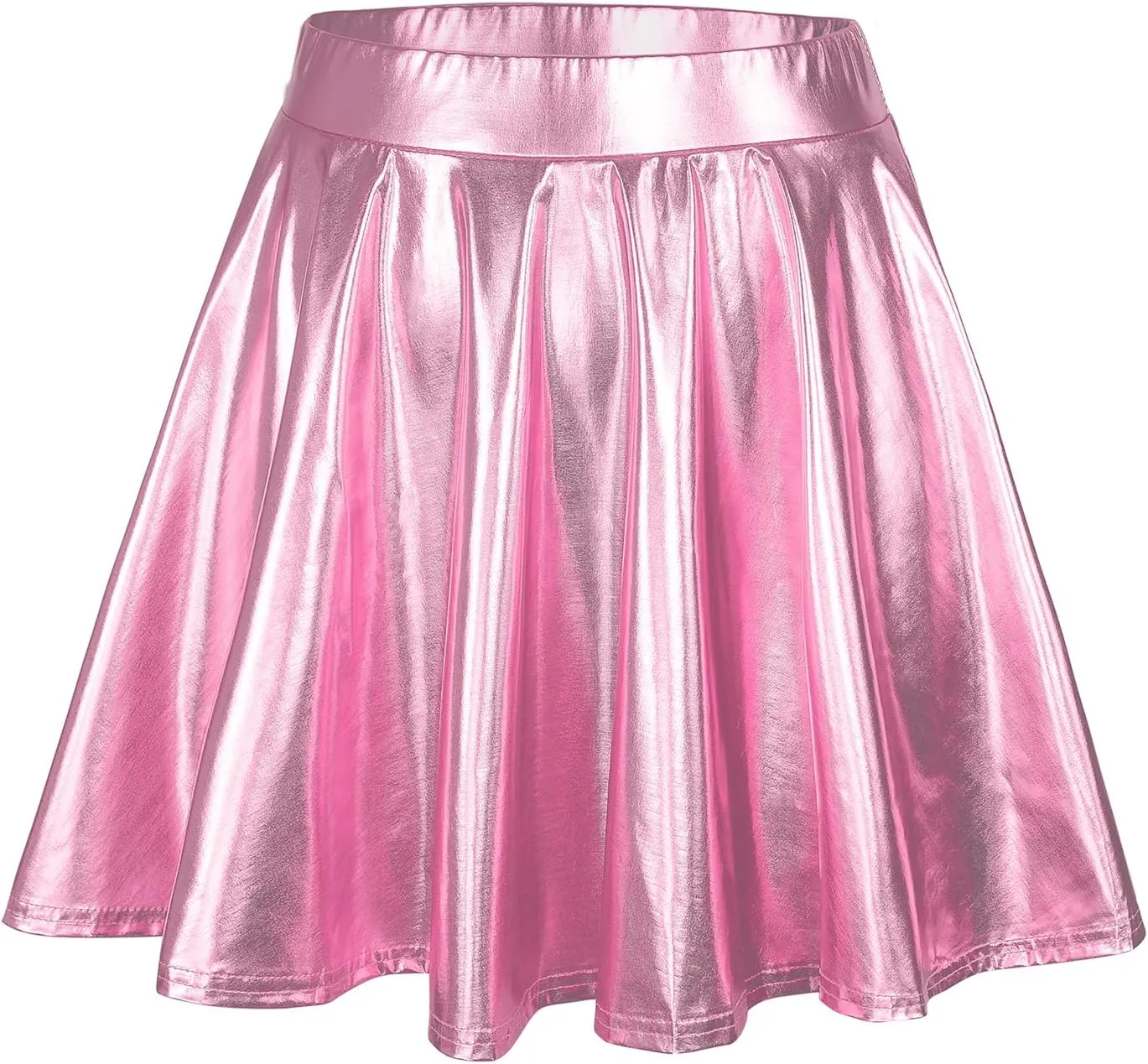 American Trends Womens Mini Skirt Pleated Flared Skater Skirt Metallic Skirt Athletic Tennis Skirt