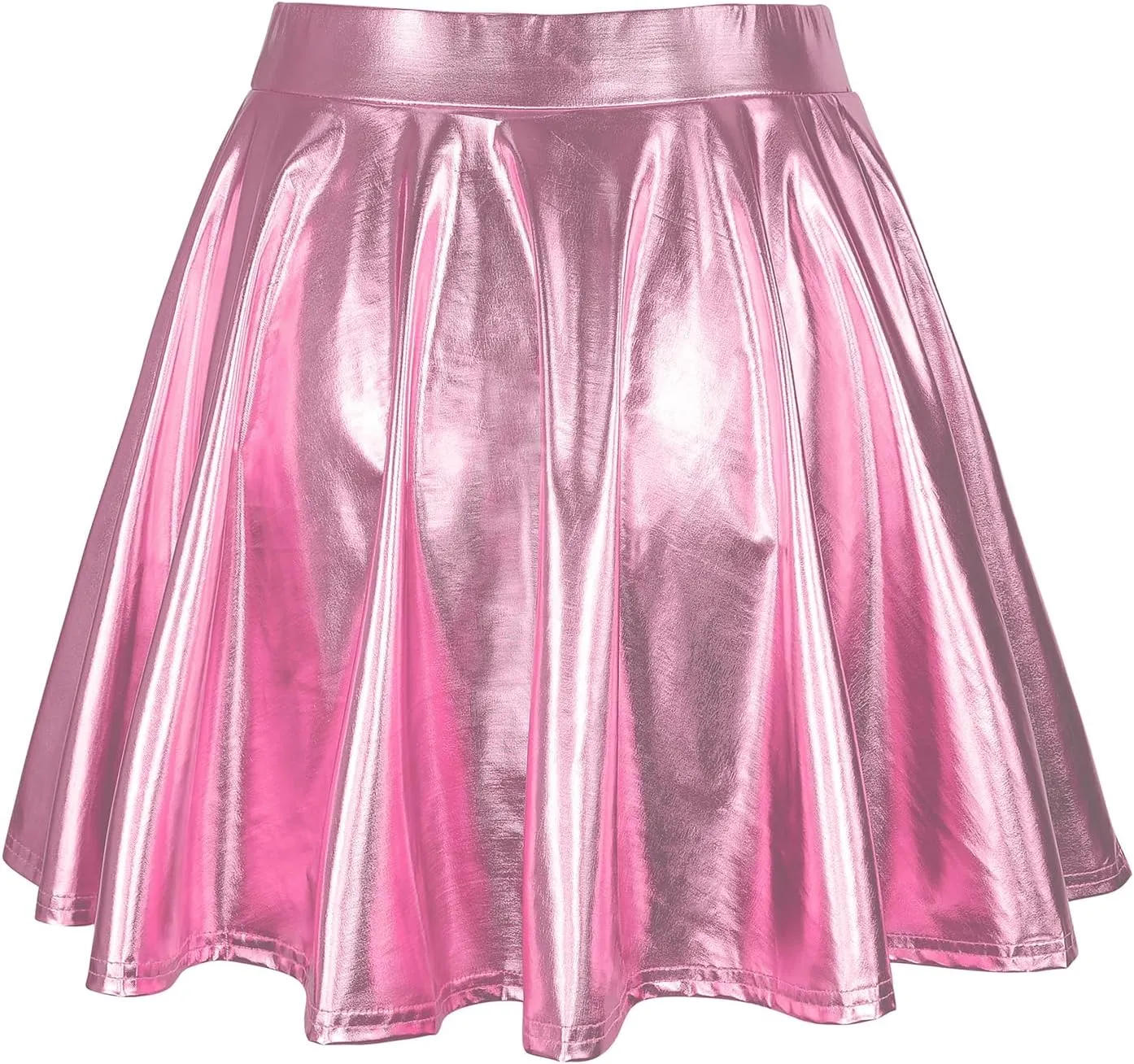 American Trends Womens Mini Skirt Pleated Flared Skater Skirt Metallic Skirt Athletic Tennis Skirt