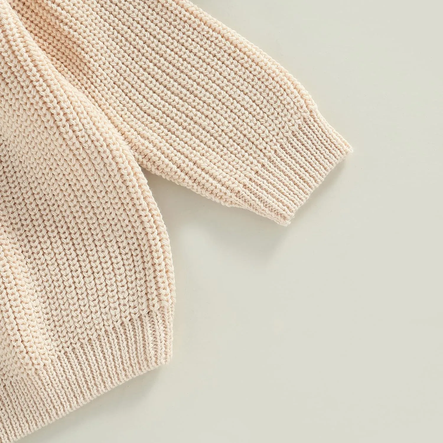 Baby Girl Boy Knit Sweater Blouse Pullover Sweatshirt Warm Crewneck Long Sleeve Tops for Infant Toddler