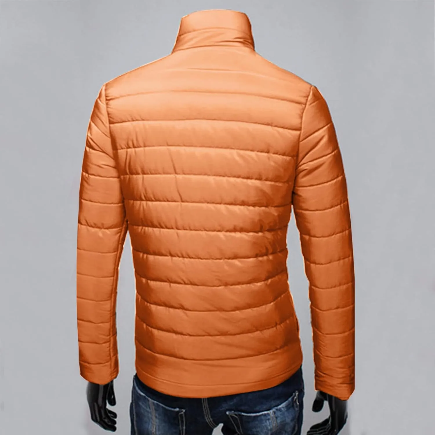 BIFUTON Winter Jackets for Men,Men's Winter Jacket - Lightweight Quilted Puffer Parka Coat Warm Padded Windbreaker Ski Jacket