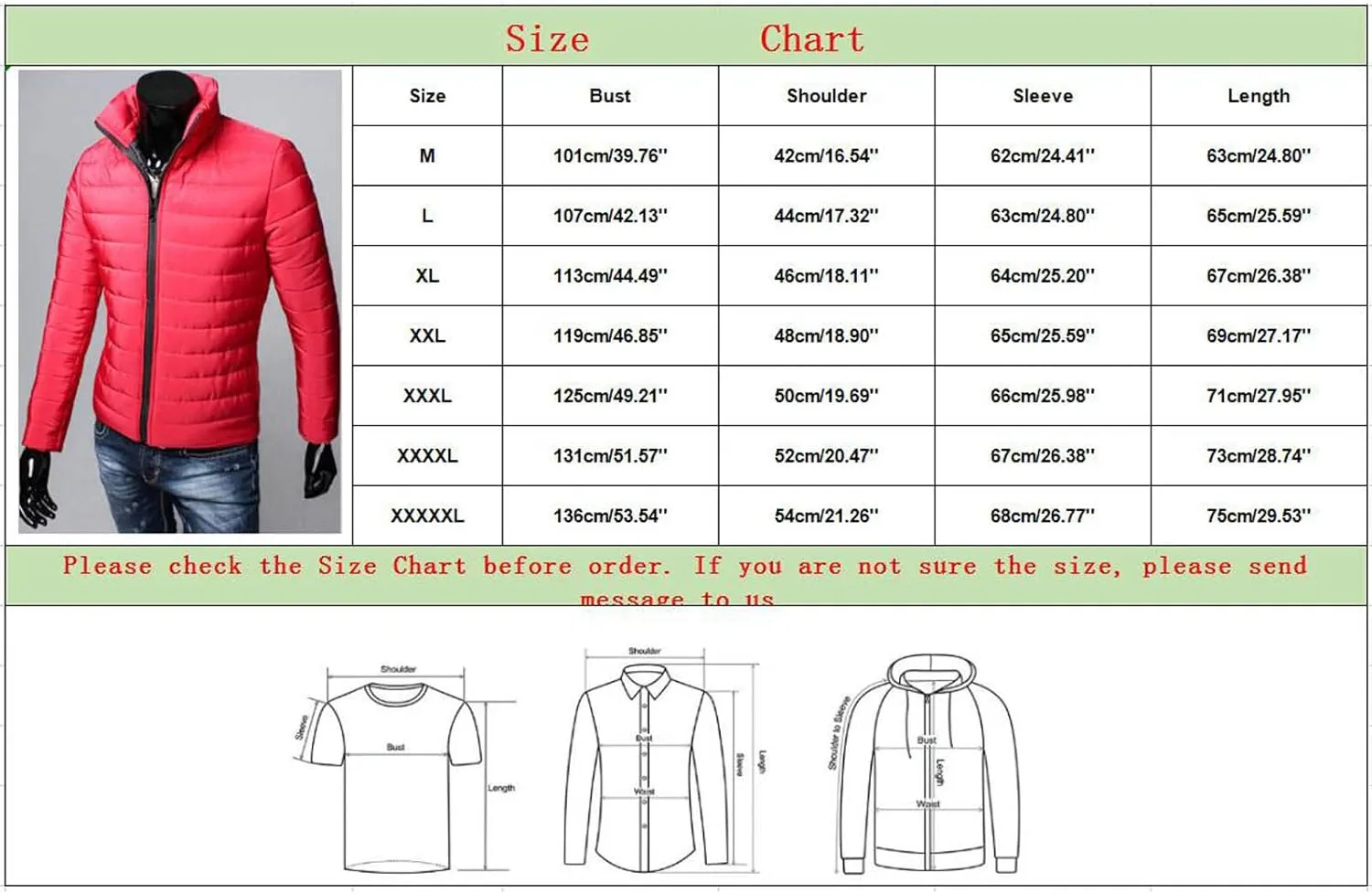 BIFUTON Winter Jackets for Men,Men's Winter Jacket - Lightweight Quilted Puffer Parka Coat Warm Padded Windbreaker Ski Jacket