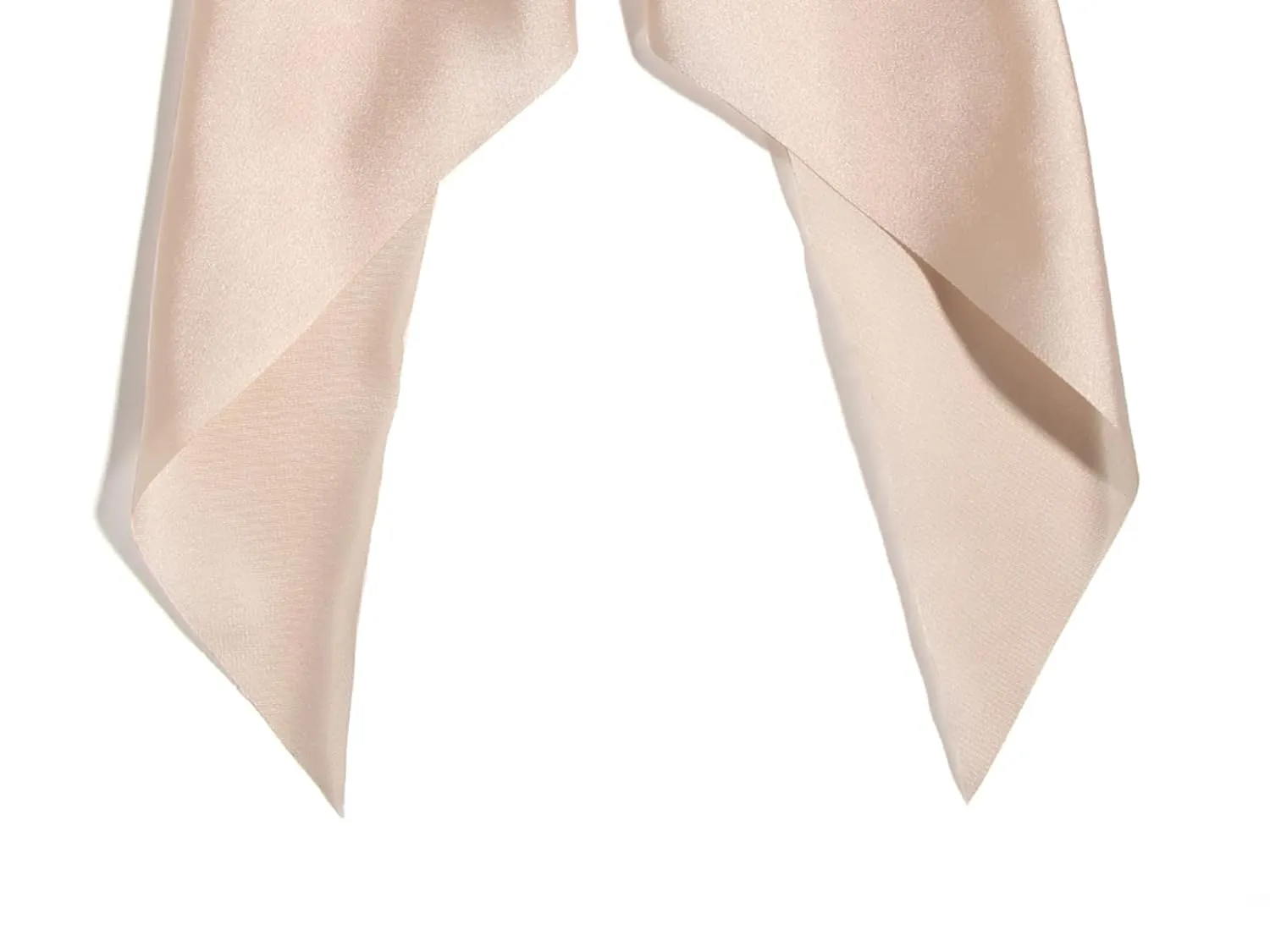Big Bow Barrettes and Satin Hair Pins with Long Ribbon Tails - Party and Casual Hair Accessories for Women and Girls in Apricot