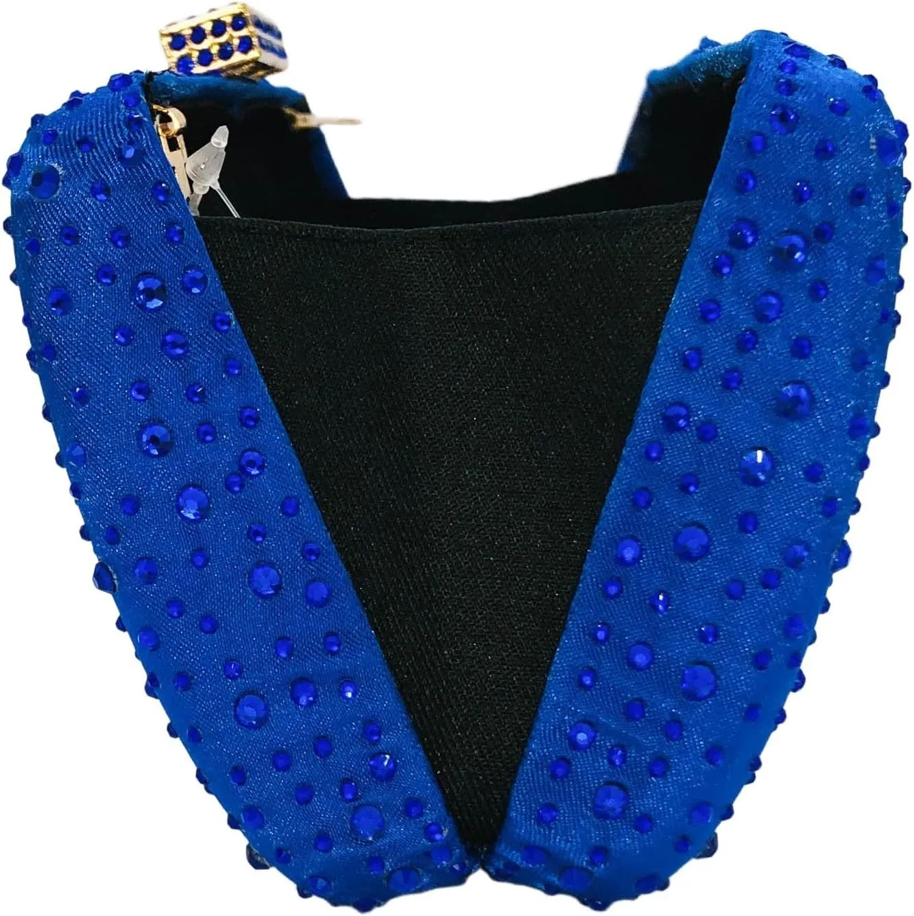Boutique De FGG Elegant Women Crystal Clutch Purse Formal Evening Bags Wedding Handbags Cocktail Rhinestone Clutch Purse,Mini
