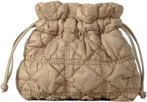 Bubble Purses for Women Puffer Crossbody Bags for Women Nylon Cloud Handbag Slouchy Bucket Bag Clutch Purse Dumpling Bag