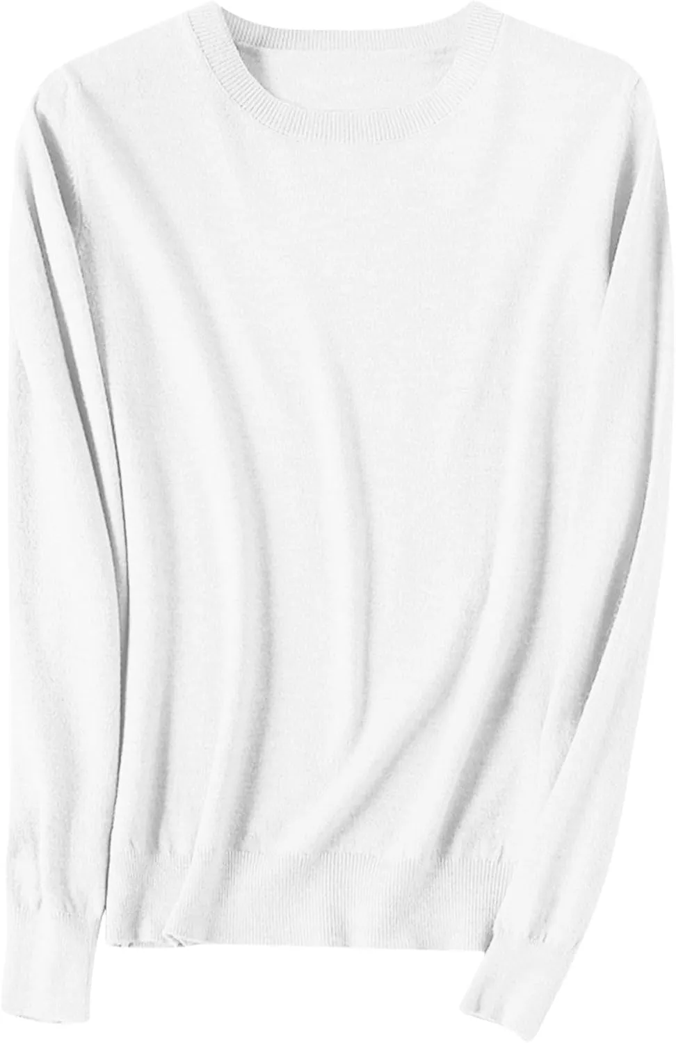 Cashmere Sweaters for Women Winter Fashion Solid Color Pullover Tops Long Sleeve Casual Crewneck Outfits