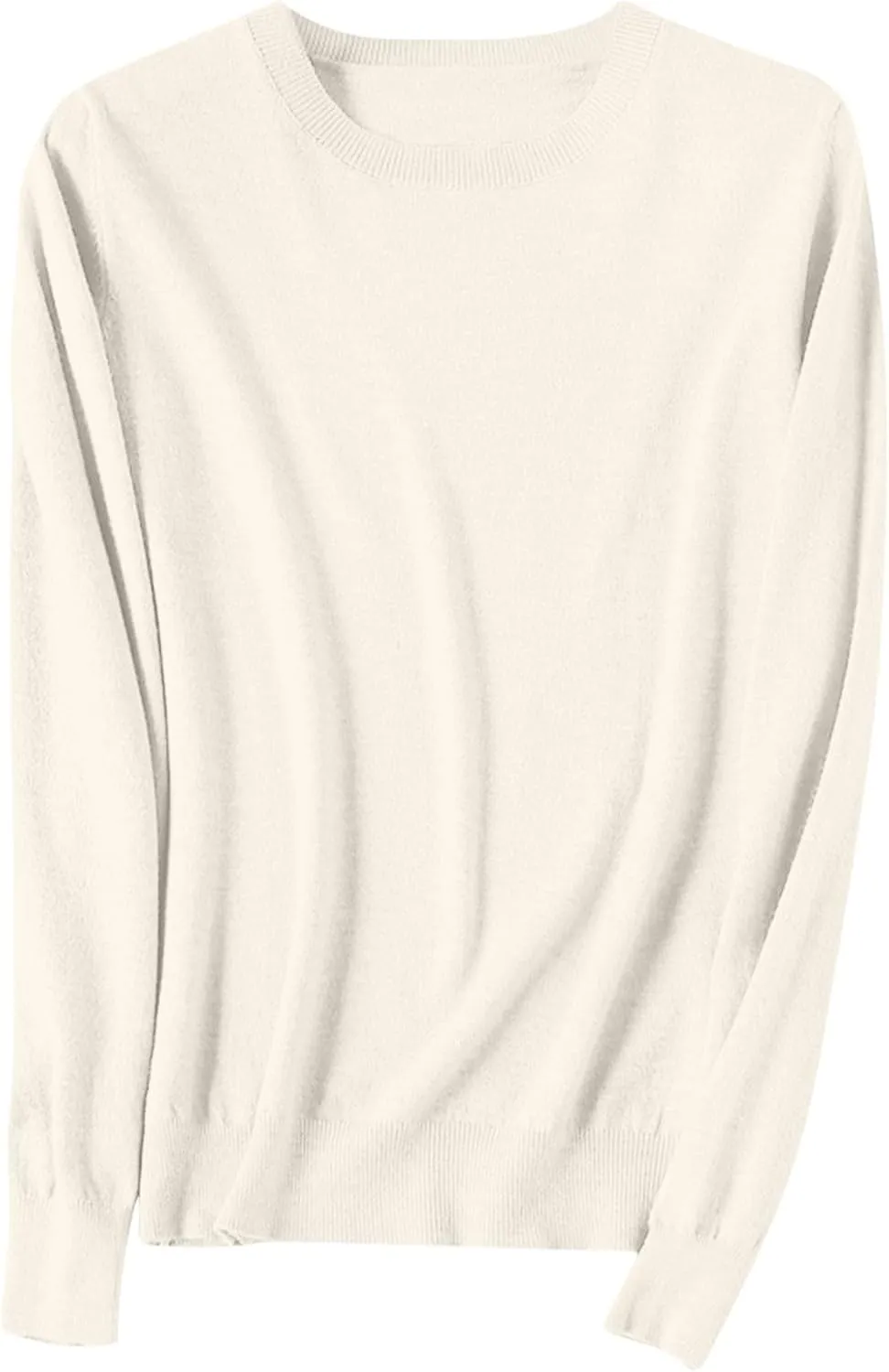 Cashmere Sweaters for Women Winter Fashion Solid Color Pullover Tops Long Sleeve Casual Crewneck Outfits