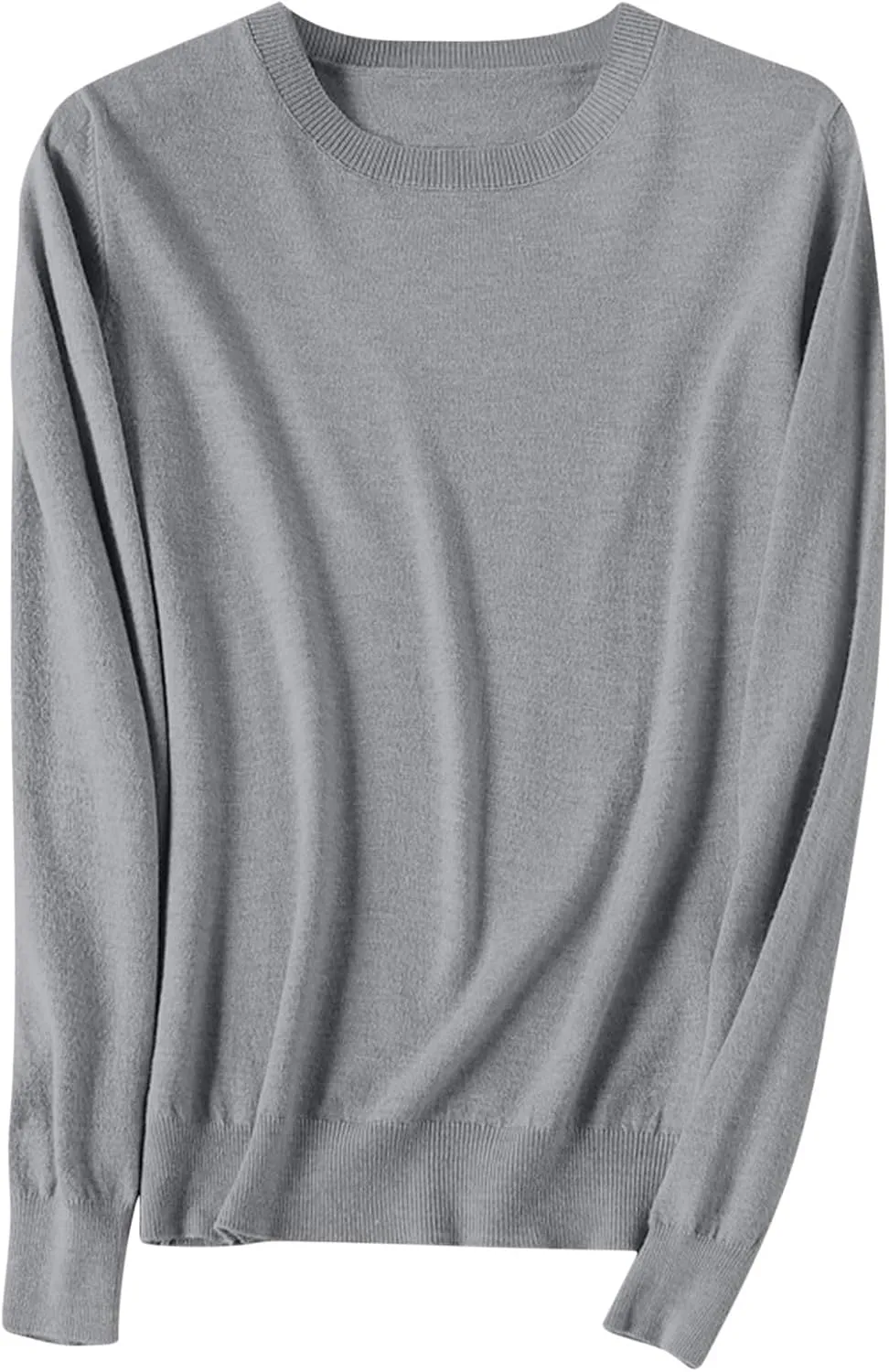 Cashmere Sweaters for Women Winter Fashion Solid Color Pullover Tops Long Sleeve Casual Crewneck Outfits