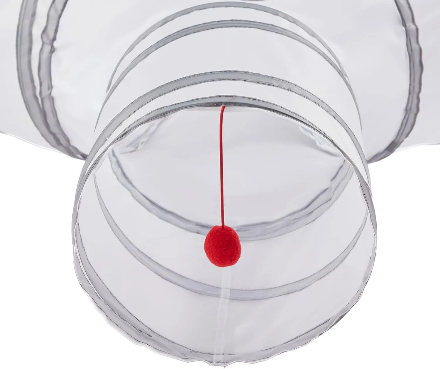 Cat Tunnels for Indoor Cats 3 Way Play Toy Kitty Tunnel Peek Hole Toy with Ball for Cat Tube Fun for Rabbits Kittens and Dogs