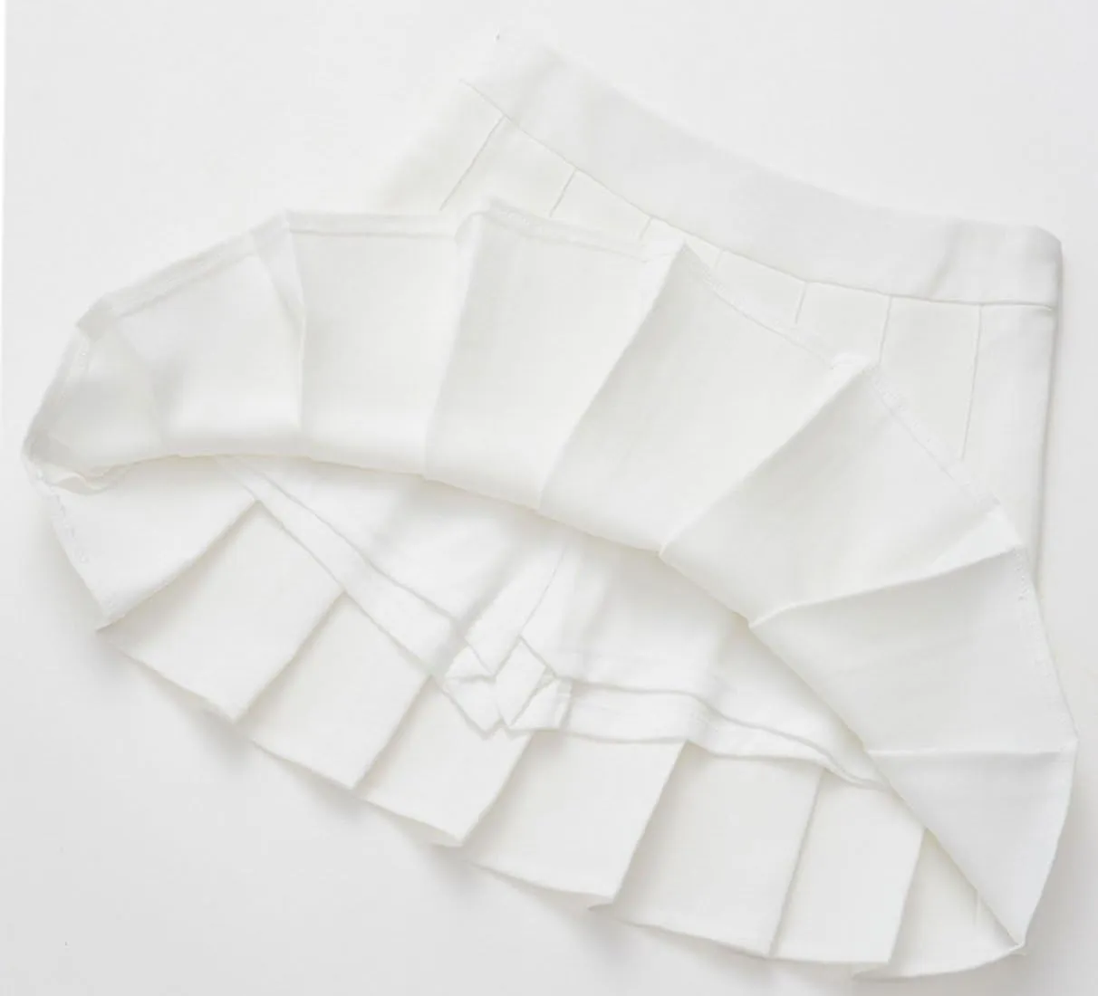 chouyatou Women's Simple High Waist All Around Pleated A-Line Skirt