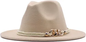 Classic Fedora Hats for Men Women Wide Brim Hat Panama Dress Fedora Hat Black Fedora Hats for Women