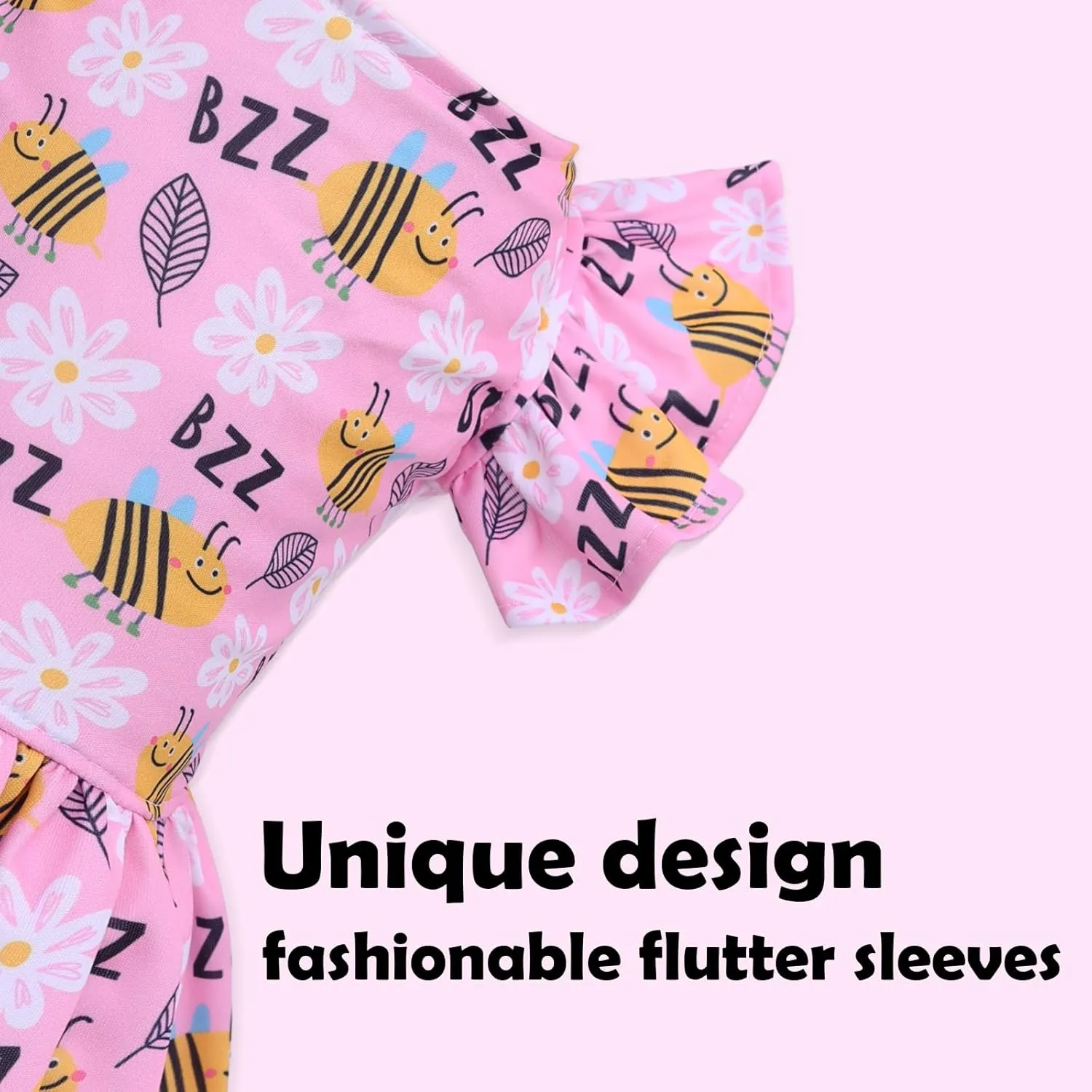CuteBone Dog Dress Princess Puppy Birthday Dresses with Flutter Sleeves Cat Clothes Outfit for Small Dogs Girl Pet Apparel FX08S