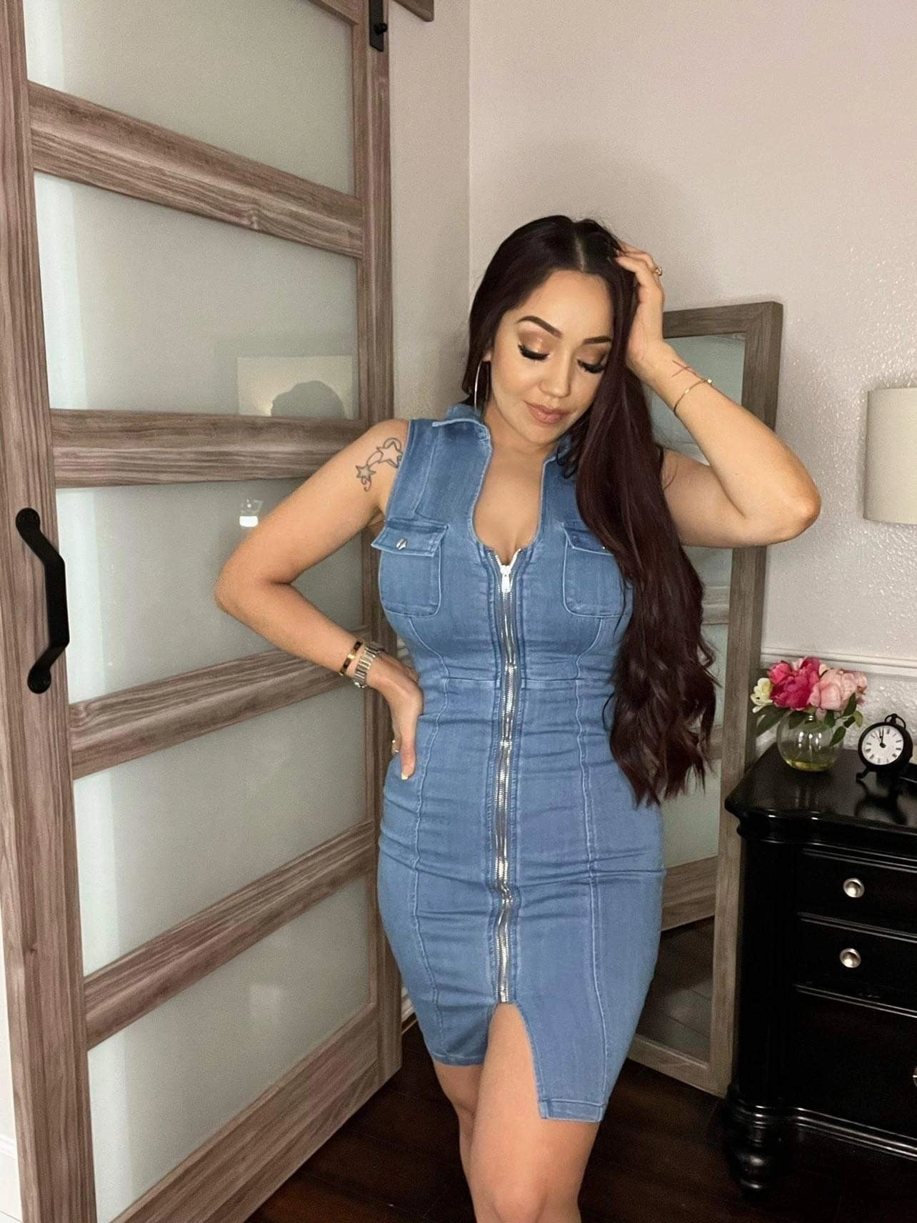 Dani Medium Denim Dress