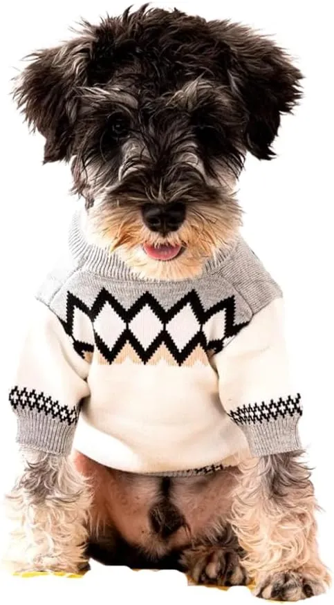 Designer Dog Clothes Sweater Shirt Outfit Small XS Teacup Cute Dogs Puppies French Bulldog Dachshund Chihuahua Cats Maltese Boy Girl (X-Small, Pawda)