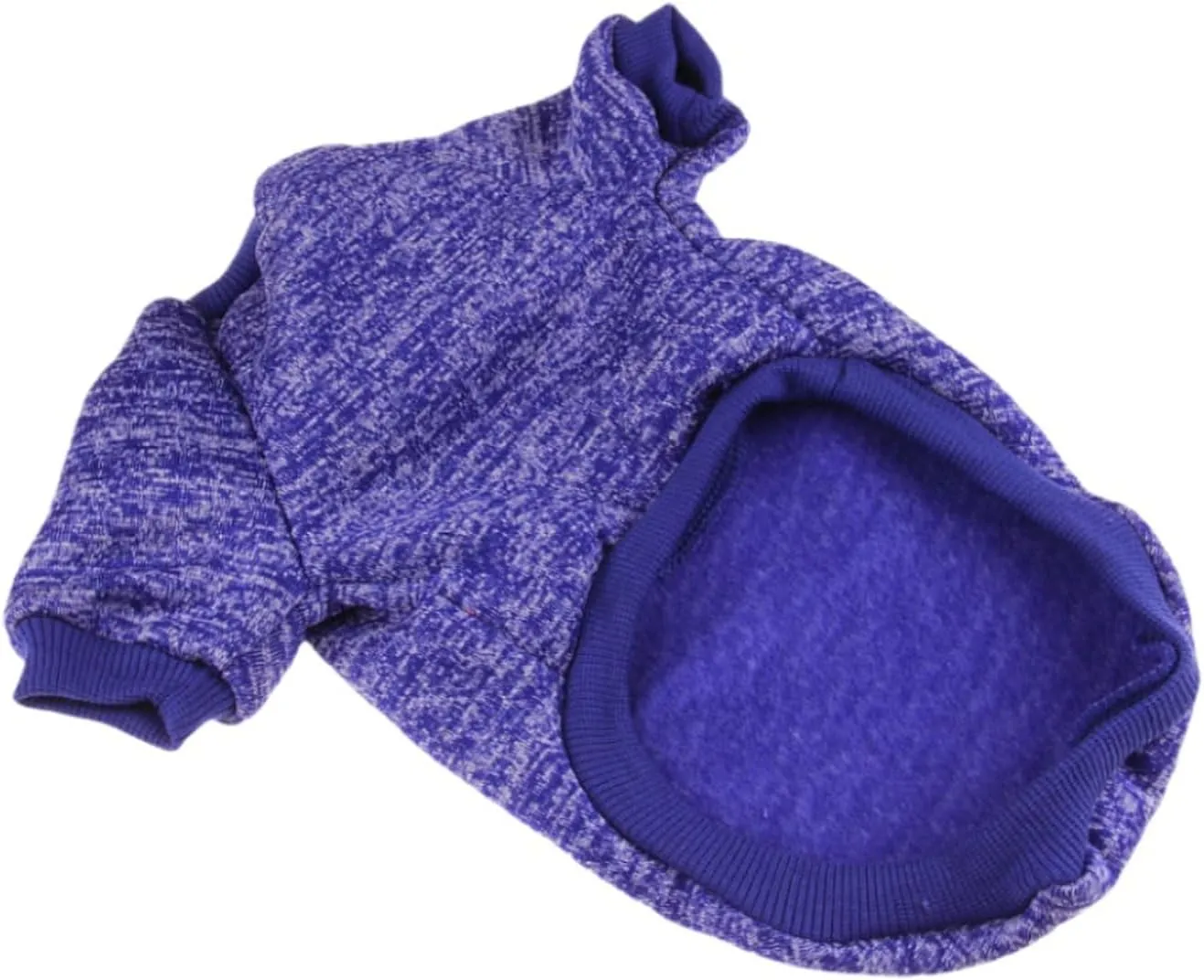 Dog Sweaters for Small/Medium/Large Dogs Stylish Cat Sweater Warm Pet Apparel for Spring/Fall/Winter(Dark Blue, L)