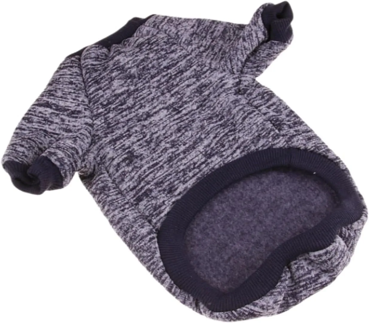Dog Sweaters for Small/Medium/Large Dogs Stylish Cat Sweater Warm Pet Apparel for Spring/Fall/Winter(Navy Blue, L)