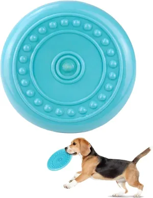 Durable Dog Flying Disc Dog Toys for Aggressive Chewers Big Dogs Toys for Large Medium Small Dogs Puppy Toy Outdoor Soft Rubber Dog Toys for Aggressive Chewers Dog Chew Toy Pet Toys for Dog