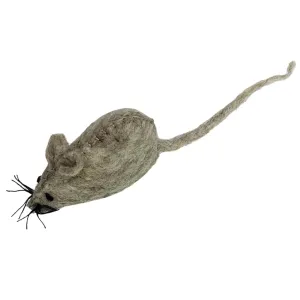 Eco-Pouncer - Handmade Wool Cat Toy - Wool Mouse Toy for Cats -Eco-Friendly Felted Wool Mouse Toys for Cats - Soft, Durable, Natural Yak Hair Whiskers