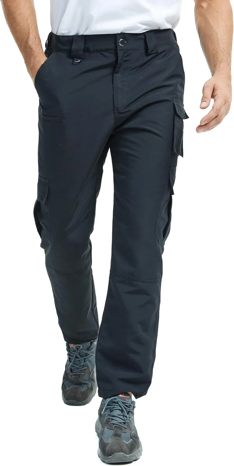 EDITCOZY Men's Cargo Pants, Tactical Pants, Water Resistant Work Pants, Lightweight Outdoor Hiking Pants, 8 Pockets