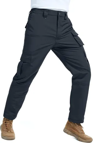 EDITCOZY Men's Cargo Pants, Tactical Pants, Water Resistant Work Pants, Lightweight Outdoor Hiking Pants, 8 Pockets