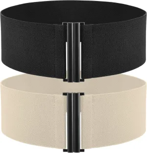 Elastic Belt for Women Wide Waist Corset Belt Cinch Belt Vintage Stretchy Waistband for Dresses