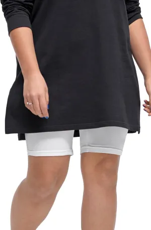 ellos Plus Size Stretch Knit Bike Shorts