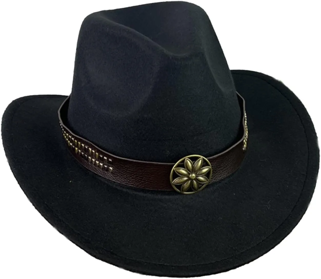 Fashionable Fedora Fedoras Men Wide for Women Dress Hat Women's and Hats Baseball Caps Boys Fedora Cowboy Hat