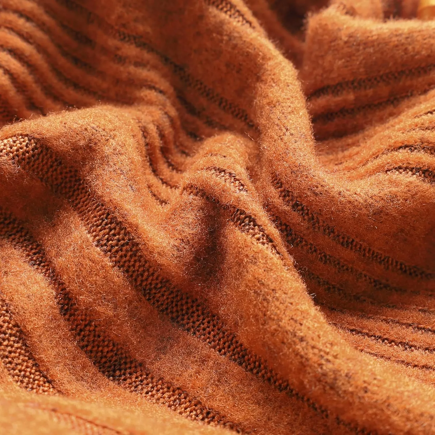 Fitwarm Knitted Dog Tulle Sweater Dress, Dog Winter Clothes for Small Dogs Girl, Cat Apparel, Orange, XS