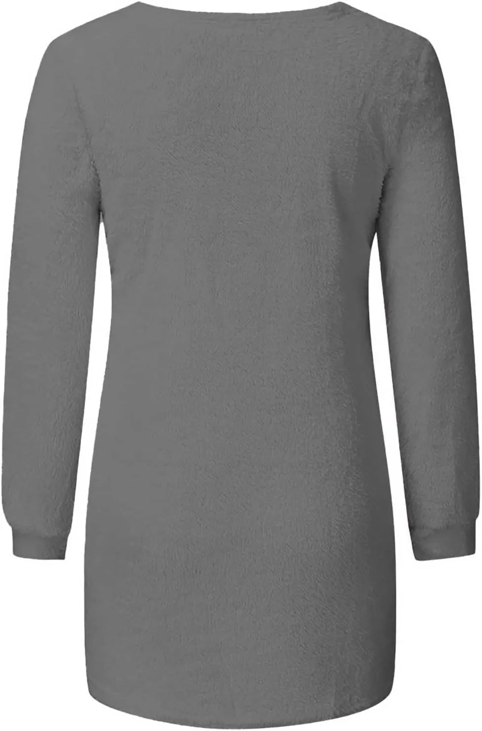 Fluffy Fuzzy Sweater for Women Casual Crewneck Loose Long Sleeve Pullover Tops Winter Warm Baggy Jumper Sweaters
