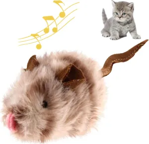 Gigwi Chirpy Cat Squeak Toy - Interactive Mouse Cat Toy with Melody Chaser for Kitten Play and Boredom Relief
