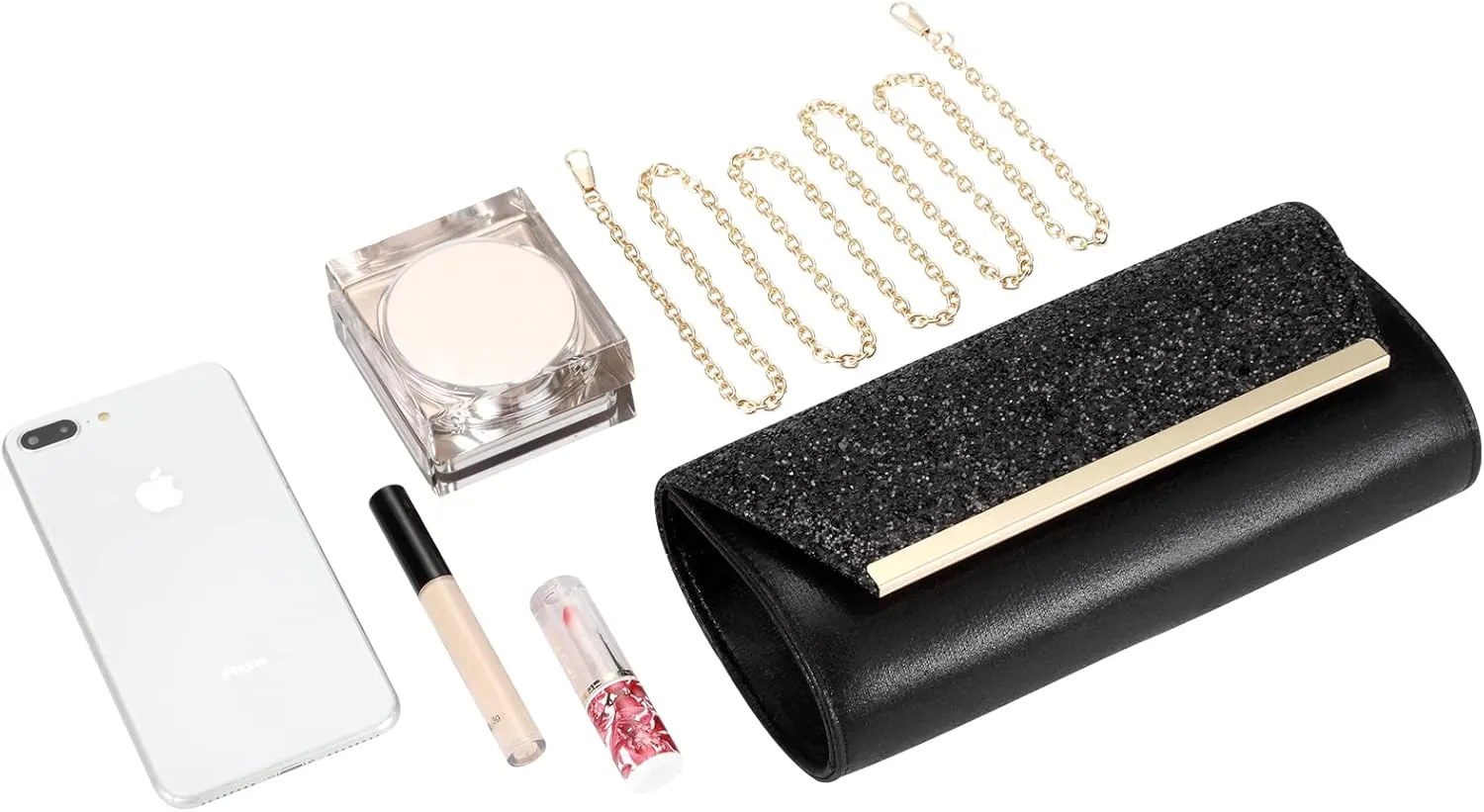 gold clutch,gold clutch purses for women evening wedding cocktail party evening bag shoulder crossbody handbag