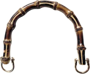 Handmade Bag Handle, Natural Bag Strap Accessory Handles with Smooth-Surface Natural Color Bamboo Handbags Handle