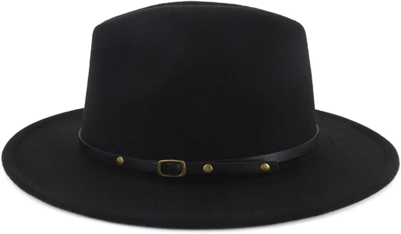 Jazz for Men Red Panama Casual Tone Wool Wide Hat Hat Fedora Women Bottom Two Hats Hat Storage for Baseball Caps