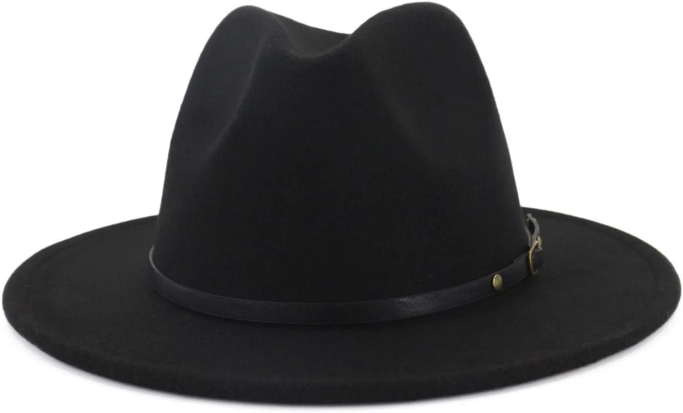 Jazz for Men Red Panama Casual Tone Wool Wide Hat Hat Fedora Women Bottom Two Hats Hat Storage for Baseball Caps