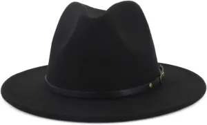 Jazz for Men Red Panama Casual Tone Wool Wide Hat Hat Fedora Women Bottom Two Hats Hat Storage for Baseball Caps
