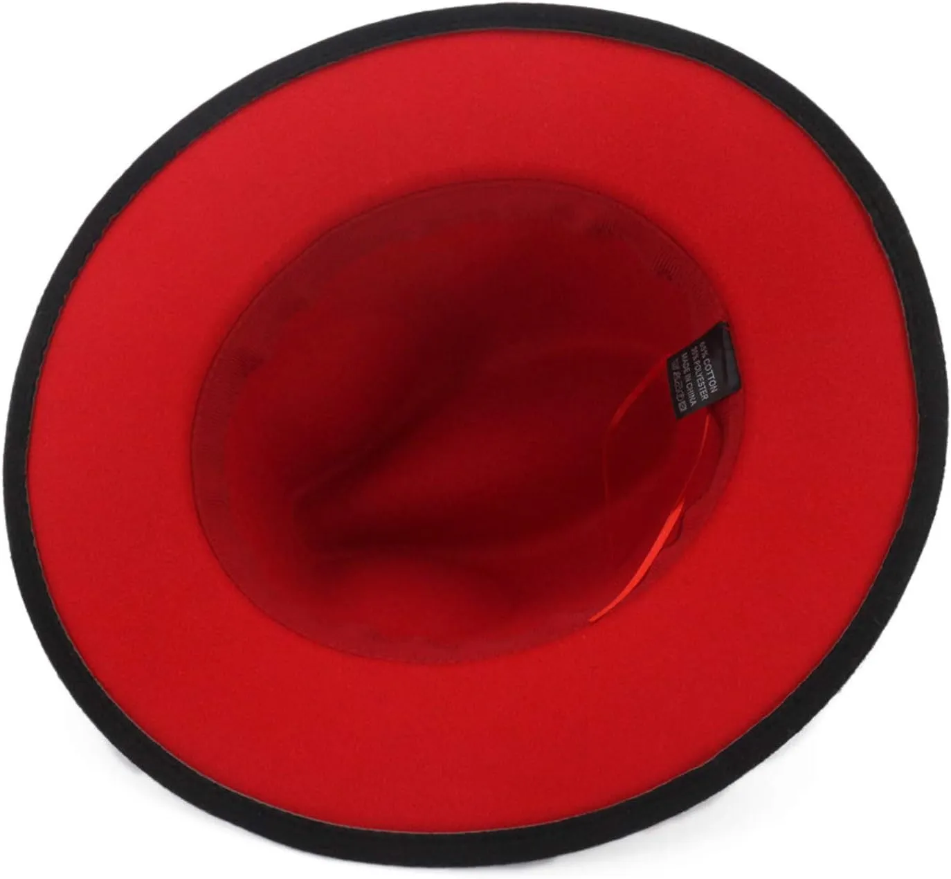 Jazz for Men Red Panama Casual Tone Wool Wide Hat Hat Fedora Women Bottom Two Hats Hat Storage for Baseball Caps
