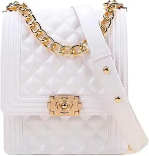 Jelly shoulder colorful PVC Purse Tote Matte Shoulder handbag