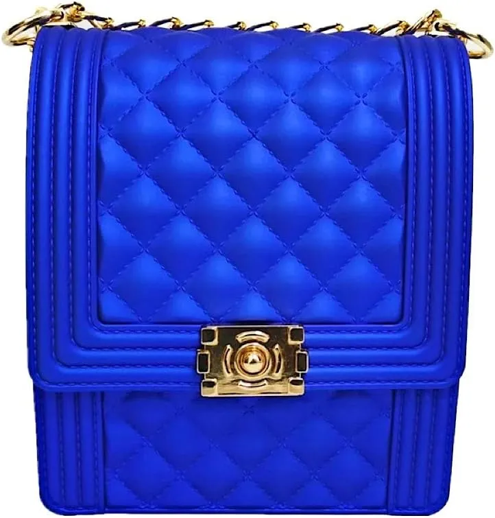 Jelly shoulder colorful PVC Purse Tote Matte Shoulder handbag