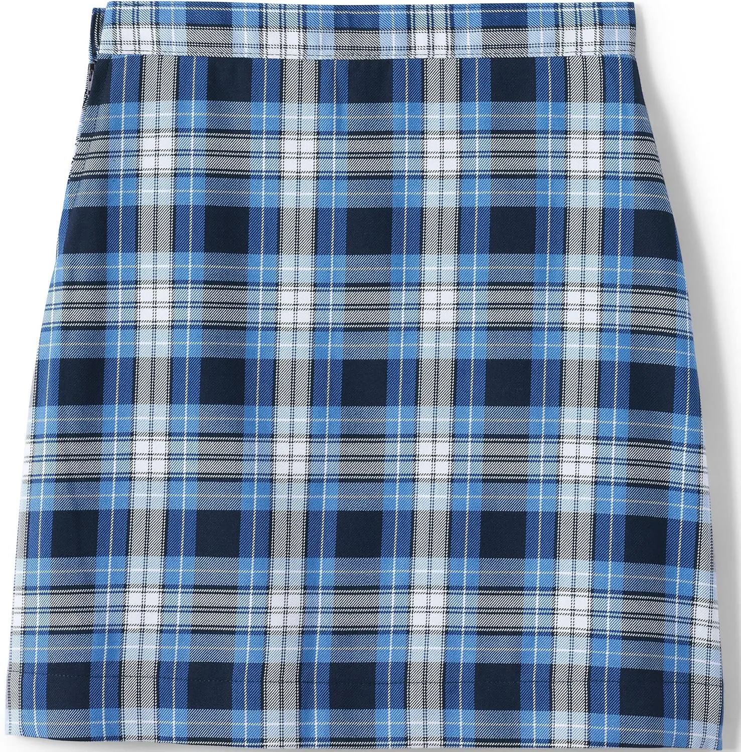 Lands' End School Uniform Girls Slim Plaid A-line Skirt Below The Knee