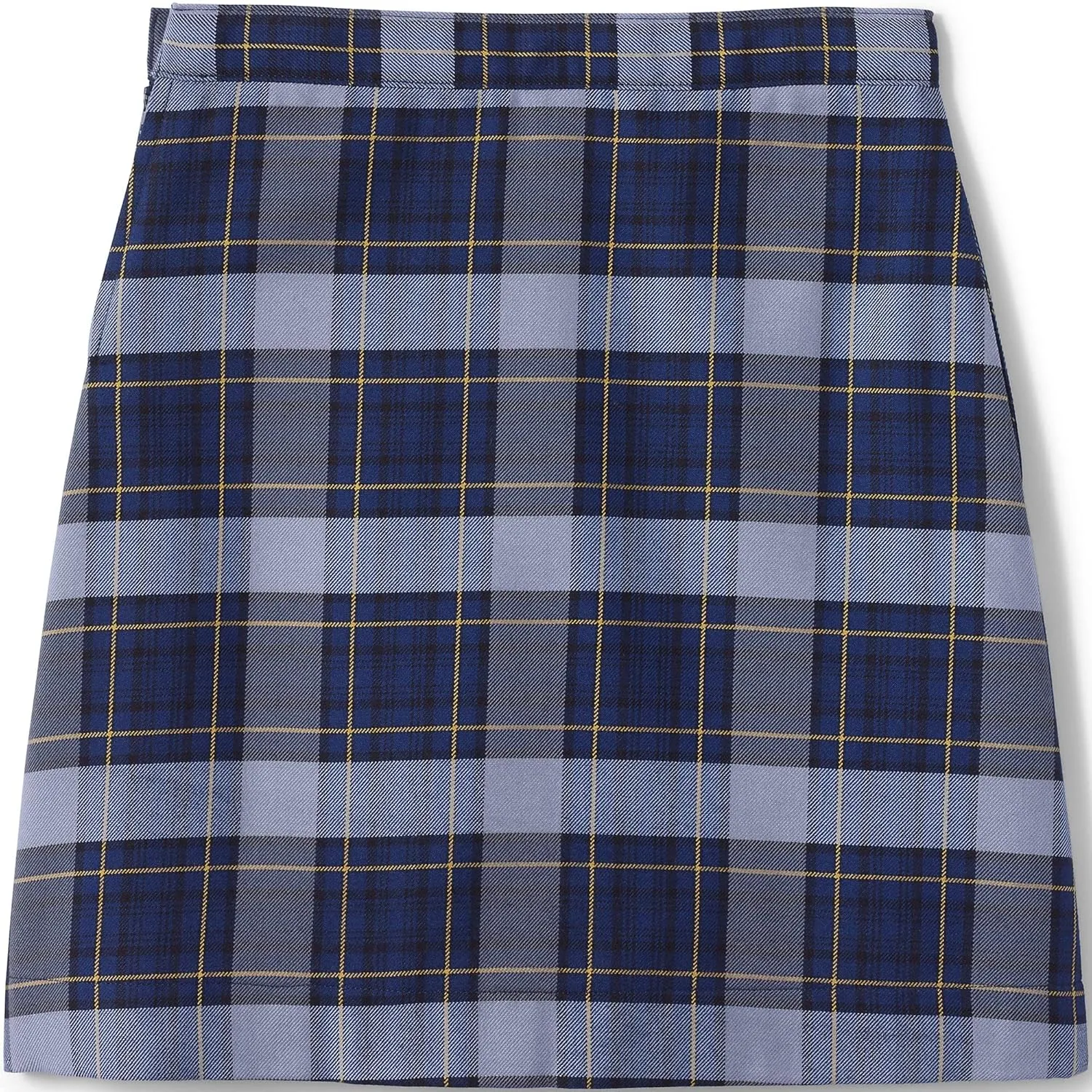 Lands' End School Uniform Girls Slim Plaid A-line Skirt Below The Knee