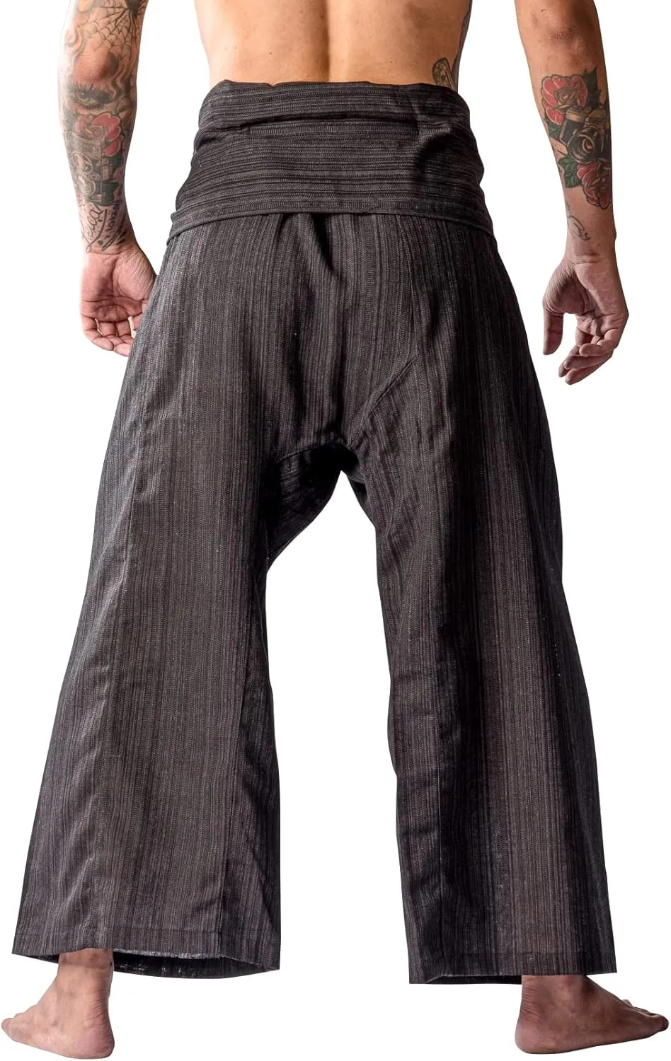 LannaPremium Thai Fisherman Pants Hakuma Pants for Men Women Yoga Pants 2 Tone - Martial Arts Pants