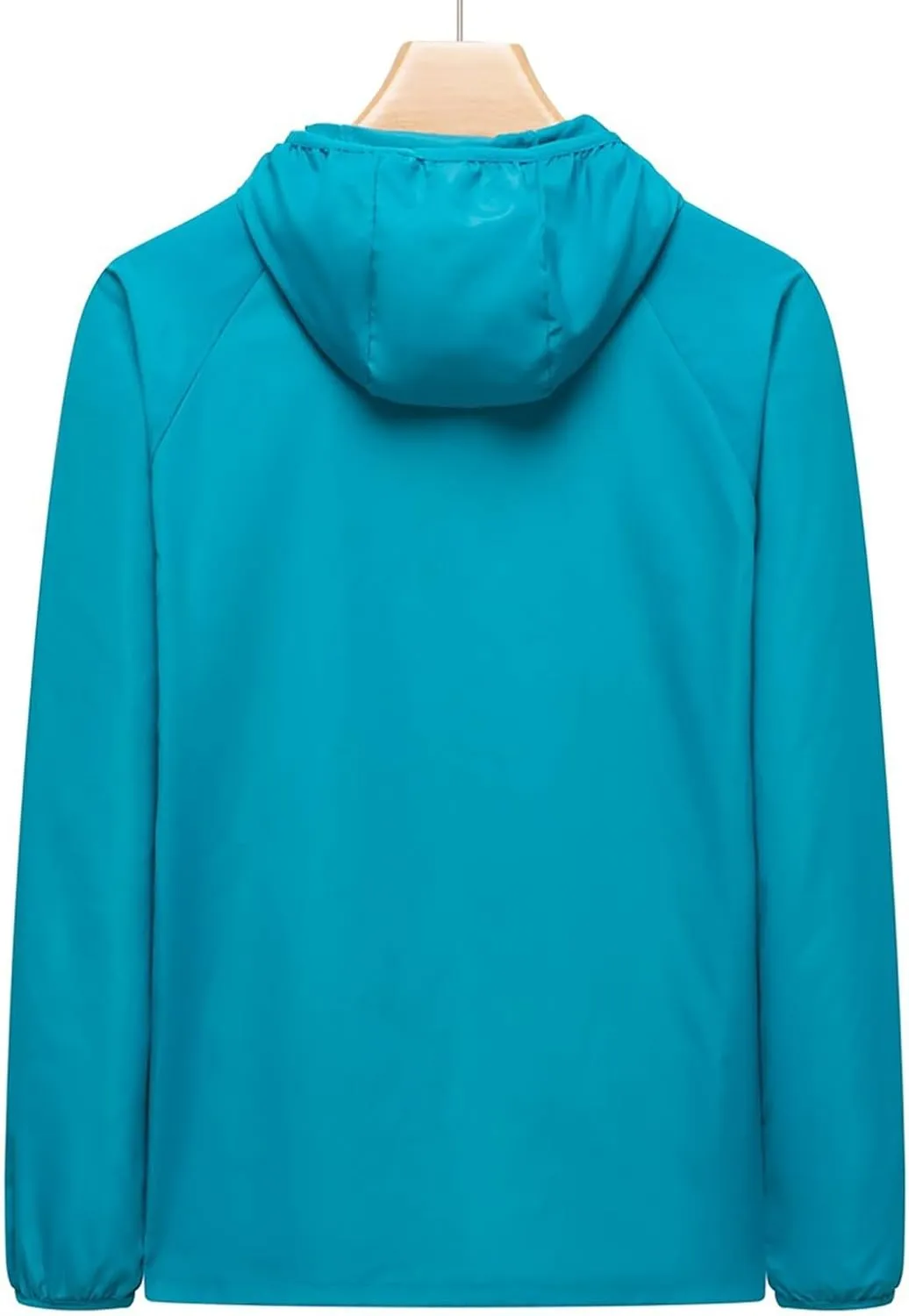 Lightweight Rain Jackets for Women Plain Waterproof Windbreaker Jacket Women Packable Raincoat Rain Coats with Hood