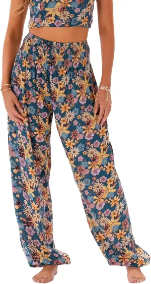 Lotus and Luna Women's Harem Pants Thai Pants for Beach & Lounge High Waisted Flowy Boho Pants Genie Pants Yoga Pants