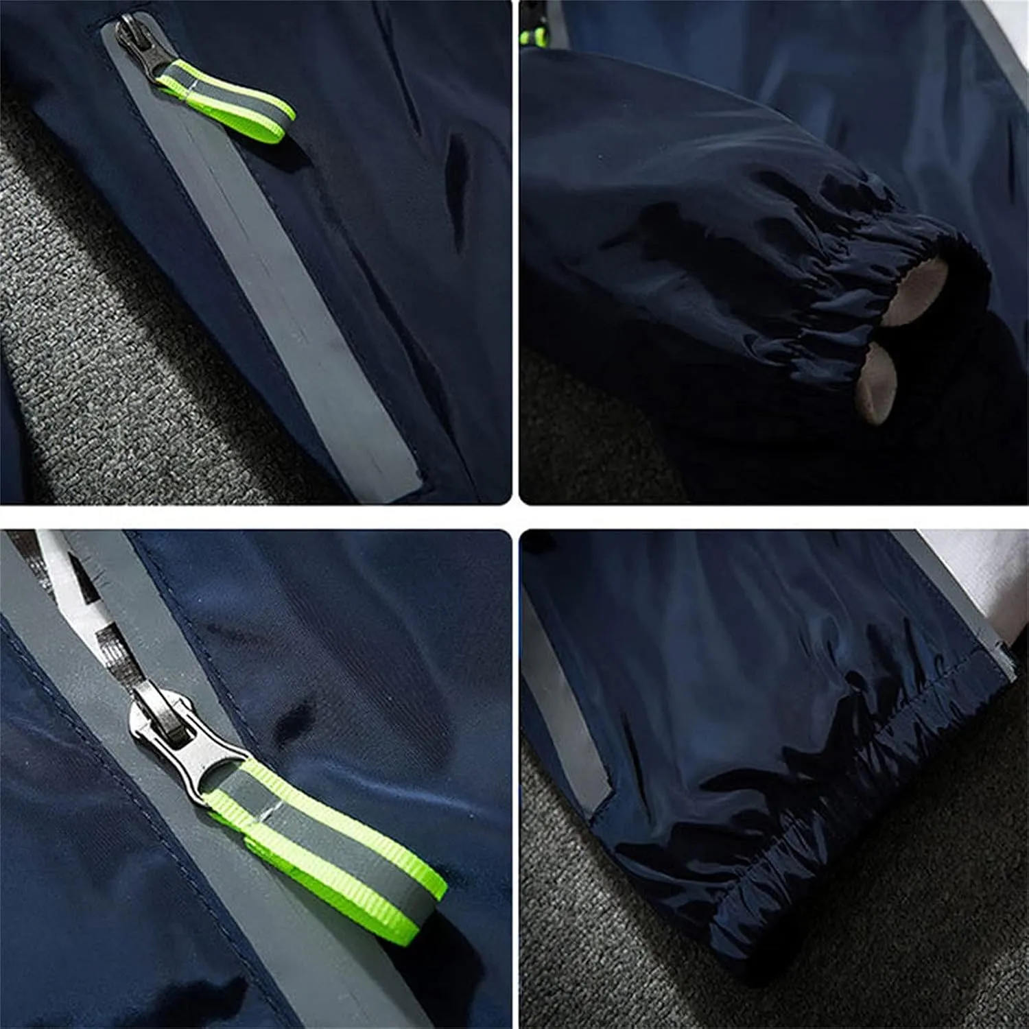 Men Lightweight Waterproof Jackets,Mens Windbreaker with Hood Outdoor Raincoat for Hiking Running Travel Zip Hoodies