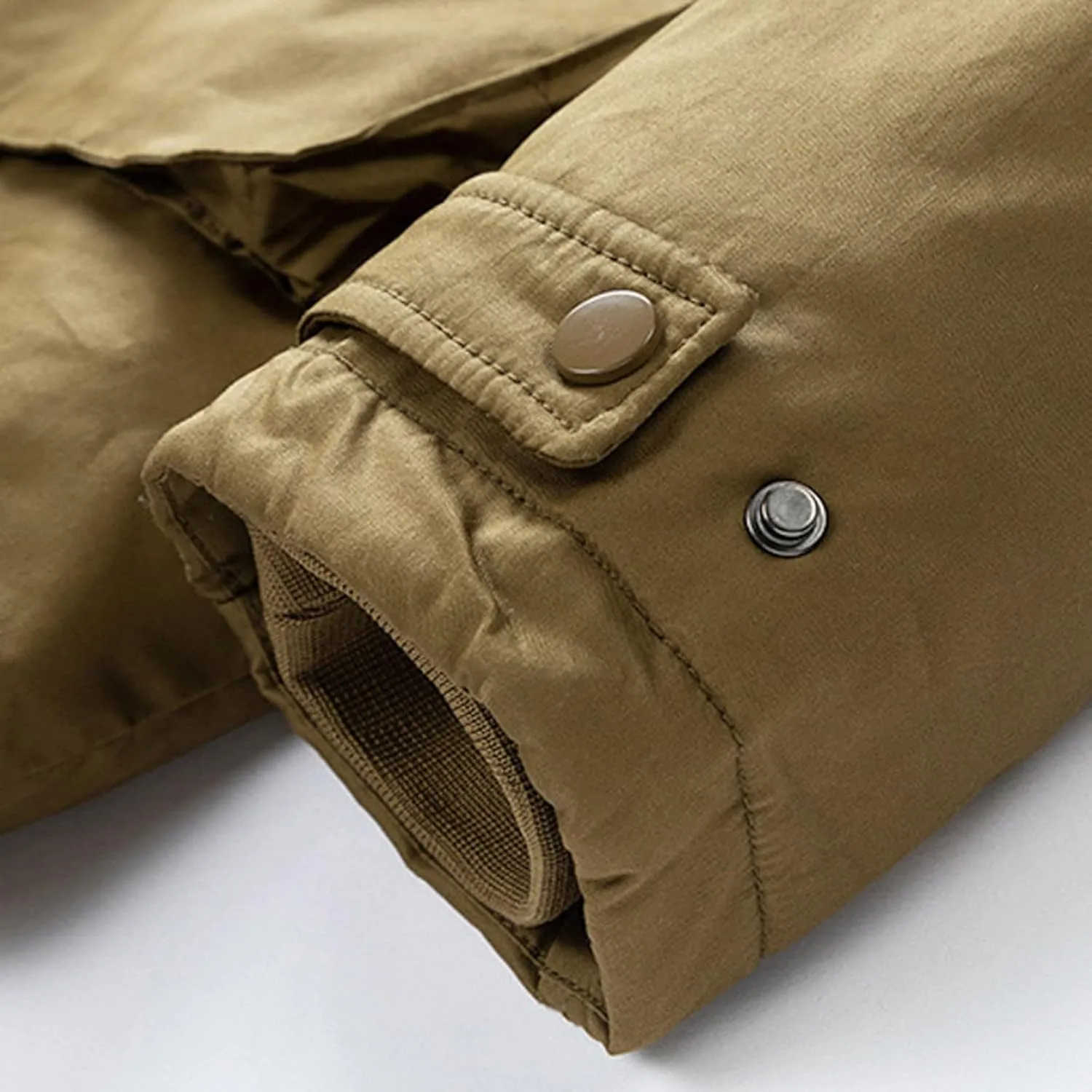 Men's Cargo Jacket 2024 Winter Warm Coats Fleece Lined Jackets with Removable Hood Ski Snow Mountain Windproof Overcoat