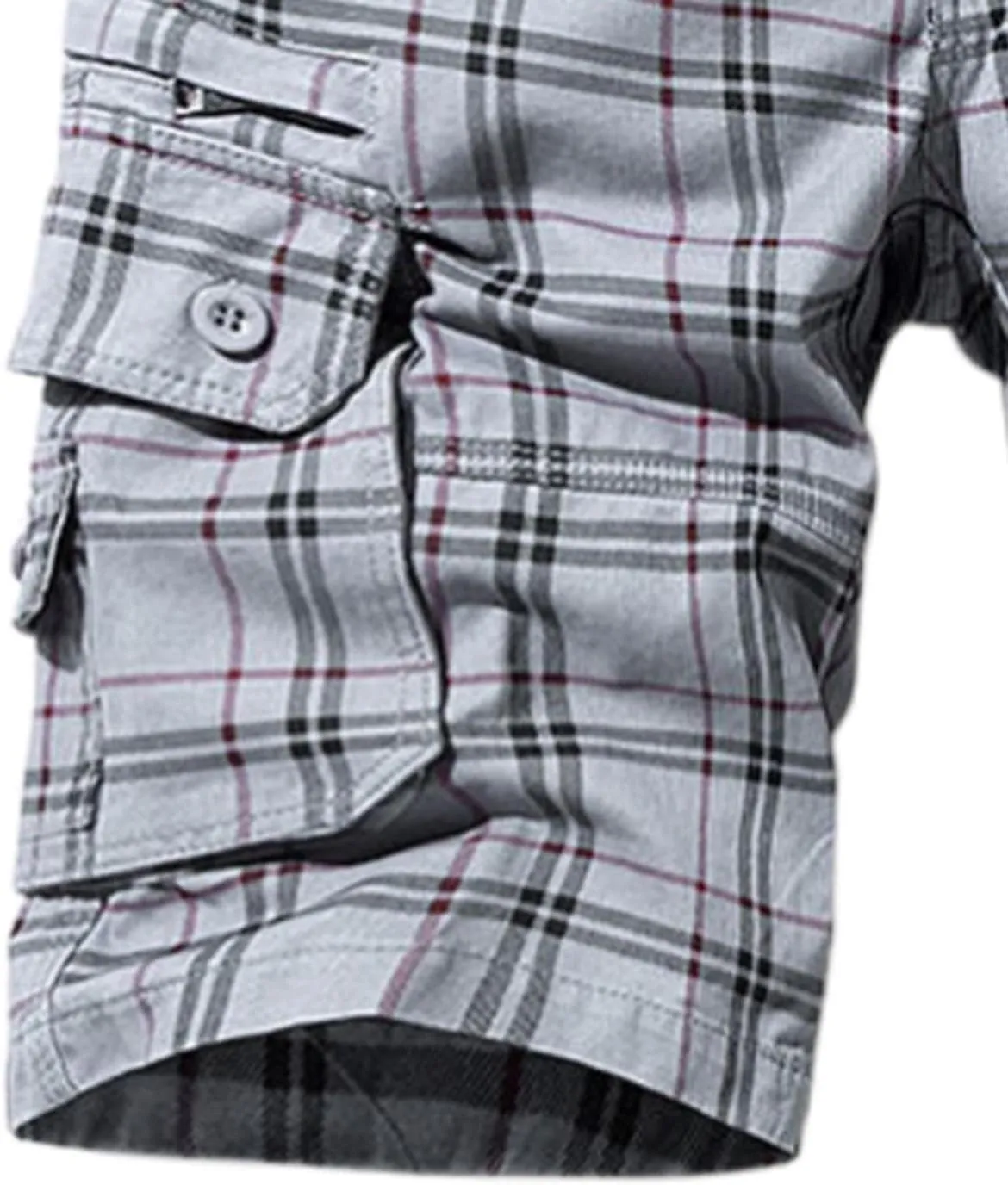 Mens Cargo Shorts Cotton Work Shorts Multi Pocket Casual Workout Shorts Loose Fit Military Cargo Shorts with No Belt