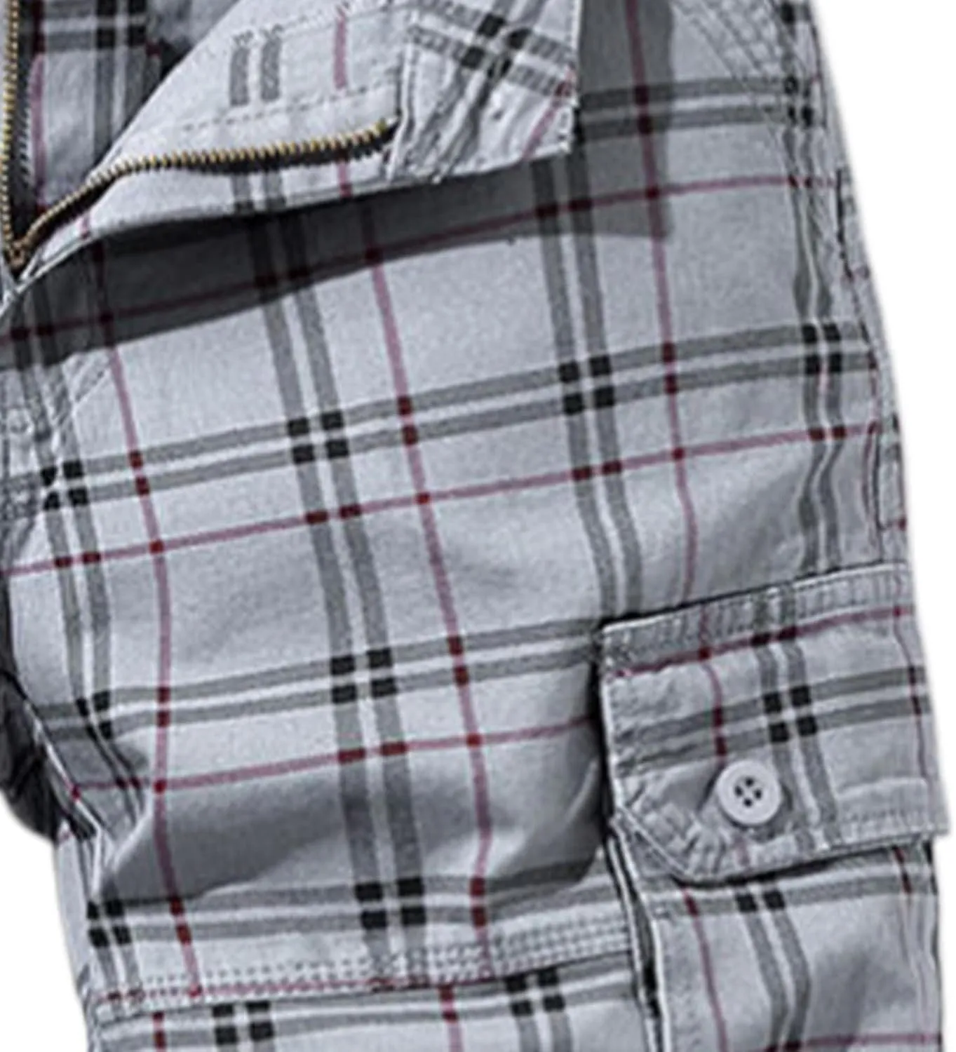 Mens Cargo Shorts Cotton Work Shorts Multi Pocket Casual Workout Shorts Loose Fit Military Cargo Shorts with No Belt