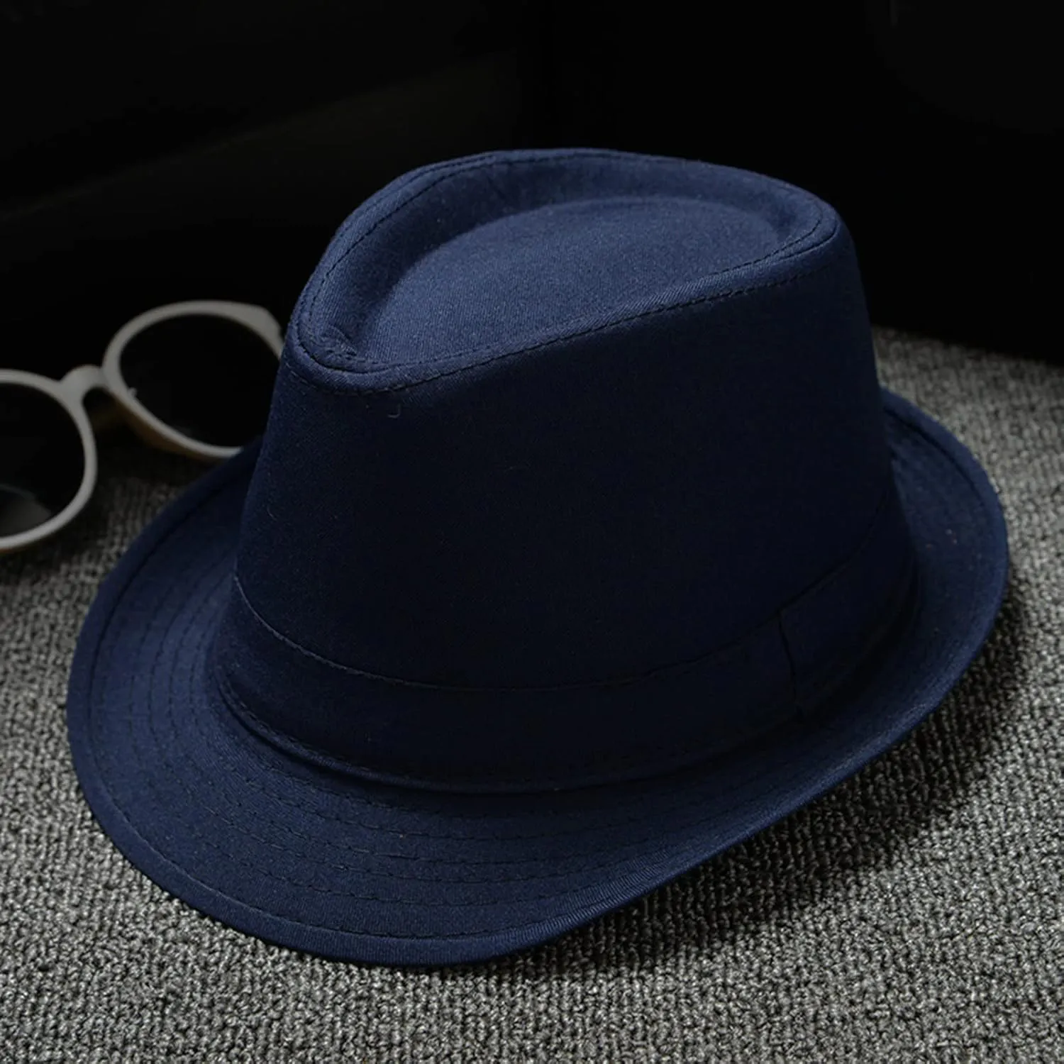 Mens Classic Fedora Hat Unisex Fedora Hats for Men Sun Hat 1920s Panama Fedora Hat Cap for Men